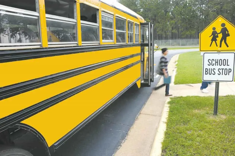 school bus stop