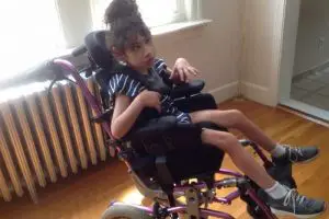 handicapped girl